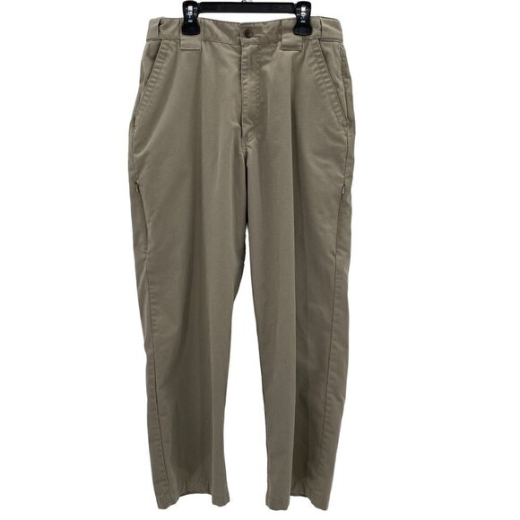 Tru-Spec Other - Try-Spec Khaki Pants 4 Hidden Side Zip Pockets Men’s Size 32